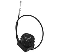 POPETPOP Bouton de Résistance Noir pour Vélo D'intérieur et Molette de Résistance Plastique Installation Facile Compatibilité pour Vélos d'exercice Équipement de Fitness à Domicile