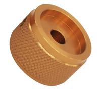 POPETPOP Bouton Potentiomètre en Aluminium Or pour Guitare et Basse Fonction de Commutation et Contrôle Précis du Volume, Design Moderne et Moleté Rotatif