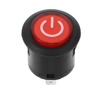 POPETPOP Bouton Poussoir pour Jouet à Chevaucher Électrique, Accessoire pour Motos Électriques, Démarrage Simple par Pression, Finition Polie en Métal et Plastique, Adapté aux Garçon