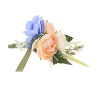 POPETPOP Boutonnière de Mariage en Plastique et Polyester en pour pour Hommes Look Réaliste et Confortable, Accessoire Élégant Marié et Garçons D'honneur Mariage Intérieur