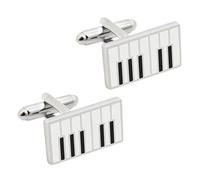 POPETPOP Boutons de Manchette Piano pour Hommes Design Créatif et Surface Polie Accessoire Élégant pour Chemise Formelle pour Mari et Père Style Raffiné et Confortable Au Quotidien