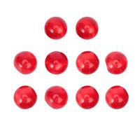 POPETPOP Boutons Décoratifs Ronds 10Mm Rouge Vif 10 Pcs, Boutons à Perles Imitation Jade pour Cheongsam, Fixation DIY, Adaptés aux Vêtements Féminins et Décoration