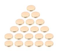 POPETPOP Boutons et Plats en Alliage de Zinc Doré Métalliques 30 Décoratifs 18 Mm, Pack de 30 Pièces pour Manteau pour Projets de Couture et DIY