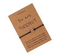 POPETPOP Bracelet Amitié de Chat Bracelet Inspirant Réglable Corde Tressée de pour Sœur ou Couple