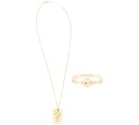 POPETPOP Bracelet Chic en Acier Titane Forme Cœur pour Femme, Finition Délicate et Élégante, pour Mariage ou Fiançailles, Bijou Mode Or