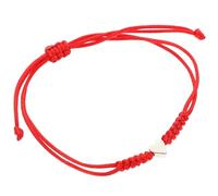 POPETPOP Bracelet Cœur en Perles de Cuivre Tressé Ajustable Fil Rouge Chance et Protection Lot de 2 Pièces pour Femmes - Style Chinois Bijoux Amulette et Amitié