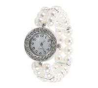 POPETPOP Bracelet De Perles pour Femme avec Décor Cristal Design Élégant Et Manchette Double pour Accessoiriser La Montre Et Cadeaux