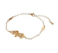 POPETPOP Bracelet Pi Yao Doré Ajustable Chaîne Chance Feng Shui Richesse pour Homme et Femme
