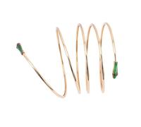 POPETPOP Bracelet Serpent à Ressort Ajustable Forme de Serpent Manchette Minimaliste Doré Femme Élégant pour