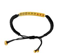 POPETPOP Bracelet Tissé Mahjong Ajustable En Corde Noire, Unisexe, Style Traditionnel Chinois, Pour Couples Et Adolescentes, Accessoire De Poignet Élégant Et Personnalisé, Usage Quotidien Et Fêtes