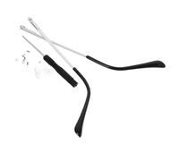 POPETPOP Branches de Lunettes à Ressort Métal de Rechange Robustes et Résistantes pour Réparation Bras de Remplacement Confortables sans Pression Auriculaire Argenté Lot