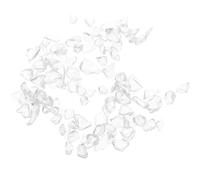 POPETPOP Breloques en Verre Irrégulier pour Nail Art 200 G Remplissage Époxy Transparent DIY Accessoires Décoration Manucure Créative