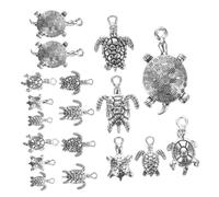 POPETPOP Breloques Tortues : 90 pièces : Pendentifs En Alliage Pour La Création De Bijoux, Pendentifs Animaux Marins Pour Bracelets, Boucles D'oreilles Et Colliers.