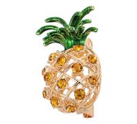 POPETPOP Broche Ananas d'été : Pin's pour femme - Broches de plage hawaïennes pour vêtements, sacs et uniformes. Cadeau d'échange
