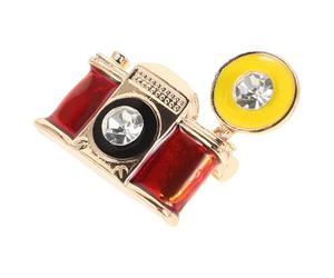 POPETPOP Broche Appareil en Émail, Accessoire Photographie Polyvalent pour Photographe, Décoration Vintage pour Paquet et Vêtements, pour Passionnés