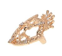 POPETPOP Broche Épinglette Rétro à Écusson En Alliage De Zinc Doré, Épingle à Cristaux Vintage Pour Homme, Accessoire Costume Polyvalent, Pin’s Cheval Vintage Pour Veste, Mariage Et Soirée