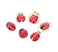 POPETPOP Broche Sept Étoiles En Émail Coloré, Épingles Dessin Animé Pour Filles Et Femmes, Lot 6 Pièces, Accessoires De Pull Légers Et Originaux, Pour Vêtements Et Usage Quotidien