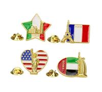 POPETPOP Broches Créatives Pour Femmes En Alliage Métallique, Lot De 4 Pièces Multistyles, Décoration D’accessoires De Costume, Présent Petit Et Original, Usage Quotidien Et Fêtes