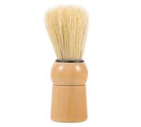 POPETPOP Brosse à Barbe en Poils de Sanglier Manche en Bois Brosse Multifonction pour Rasage et Coiffure Homme Nettoyant Pores Outil de Soin Barbe Fête des Pères