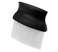 POPETPOP Brosse à Cheveux de Cou Professionnelle pour Coiffeurs Balayette Nettoyante Multifonctionnelle pour Coupe de Cheveux Poils Doux Outil Coiffure Salon Ergonomique Blanc