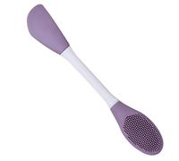 POPETPOP Brosse à Masque Visage Silicone Douce Nettoyage et Application Double Côté Brosse pour Masque Facial Silicone Réutilisable pour Soins Esthétiques et Détartrage Doux