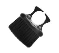 POPETPOP Brosse à Moustache Ergonomique Design en Anneau en Nylon et Pp Noire Petite Brosse à Barbe Portable pour Cadeau et Usage Quotidien