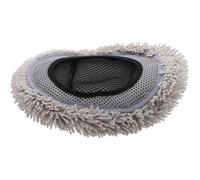 POPETPOP Brosse de Lavage Voiture Chenille Microfibre Remplaçable Tête Balai Incurvée Antirayures Rechange pour Camion et Auto Fixation Simple