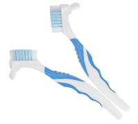 POPETPOP Brosse de Nettoyage Double Face 2pcs pour Carapace de Tortue en Plastique Sûre et Multifonctionnelle pour Nettoyage des Interstices la Maison