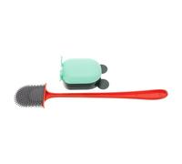 POPETPOP Brosse de Nettoyage pour Toilettes avec Poils Souples en Silicone, Design Grenouille Cartoon, Support Drainant, pour Salle de Bain et Bureau