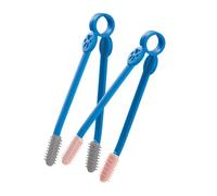 POPETPOP Brosse Ergonomique Yeux de Chien et Chat, Peigne de Toilettage Portable en Abs et Polyéthylène, 2pcs pour Soins Oculaires et Nettoyage