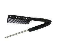 POPETPOP Brosse Lissante Forme Résistante Peigne Chauffant Ergonomique pour Coiffure Salon et Usage Quotidien Femme