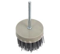POPETPOP Brosse Métallique Abrasive Roue De Polissage En Carbure De Silicium Tige 6 Mm Pour Meuleuse Polissage Métal Usage Industriel