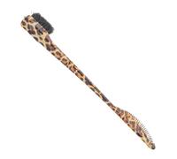 POPETPOP Brosse Sourcils Double-embout Imprimé Léopard Multifonction Peigne Sourcils et Cheveux Portable Outil Cosmétique Pratique pour Maquillage Naturel Mise Forme Facile