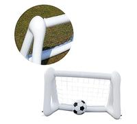 POPETPOP But de Football Portable PVC avec Réseau But Gonflable pour Garçon Fille pour Jeu Intérieur et Extérieur