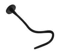POPETPOP Butée de Porte pour Lave-linge à Chargement Frontal, Support Flexible en Caoutchouc Maintien Magnétique, Noir, Accessoire de Buanderie