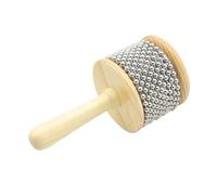 POPETPOP Cabasa Bois Grand Modèle Diam Instrument de Percussion à Main pour Garçon Fille Outil Pédagogique Préscolaire Léger et Facile à Tenir pour Accompagnement Musical et Thérapie