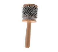 POPETPOP Cabasa Bois Instrument de Percussion Manuel pour Garçon Fille Petit Accessoire Musical Développez Intérêt Musical et Filles Éducatif Interactif Bois