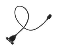 POPETPOP Câble Adaptateur USB vers USB 3.0 A Rallonge de 30 CM avec Vis de Câble Externe Solide pour Ordinateur Connecteur de Données Fiable