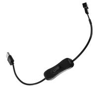 POPETPOP Câble Adaptateur Ventilateur Pc USB vers Broches avec Interrupteur Convertisseur Alimentation à Cordon de Refroidissement Compatible Ventilateur Bureau et Portable