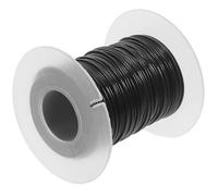 POPETPOP Câble D'acier Inoxydable 304 Noir Revêtement Pvc, Haute Résistance et Étanche, Rouleau de 30 Mètres, pour Grillage Jardin et Kit de Garde-corps à Câbles