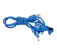 POPETPOP Câble de Chargement Bleu, Charge Rapide, Chien Drôle | Accessoire Chargeur Drôle, Câble Magnétique USB C, Métal Plastique, Large Compatibilité Smartphone