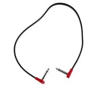 POPETPOP Câble de Connexion pour Effets de Guitare 50 Cm Fiche Coudée Z, Câble D'instrument Anti-parasites pour Pédale de Distorsion et Ampli Guitare Électrique, Usage Scène et Studio