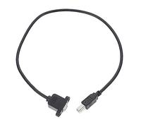 POPETPOP Câble Extension USB Type B avec Connecteur Coudé Droit Prolongateur USB vers Femelle pour Imprimante et Scanner Fiable et Facile à Installer