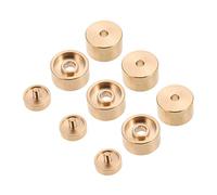POPETPOP Cache Bouton pour Trompette en Cuivre Or, Jeu de 1 Set Pratique et Résistant, Design Élégant, Accessoire pour Instruments de Musique