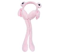 POPETPOP Cache-oreilles Chaud Garçon Fille Forme Grenouille Créative avec Oreilles Mobiles Confortable pour Activités Extérieures Hiver Automne