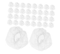 POPETPOP Cache-oreilles Jetables Imperméables en Plastique, Lot de 1000 Pièces, Protège-oreilles, Bain et Teinture Capillaire, Bonnets D’oreille Jetables Doux Peau, Usage Unique