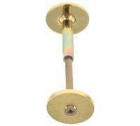 POPETPOP Cache-trou pour Serrure Porte Ronde 3 Cm en Acier Inoxydable Vis de Fixation Plaque de Remplissage Sécurisée pour Portes D’entrée et Intérieures, Protection Trou de Poignée,