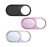 POPETPOP Cache Webcam Coulissant 3pcs en Alliage D'aluminium Anti-Hacking et Anti-Regard pour Ordinateur Portable et Téléphone Protection Discrète la Confidentialité