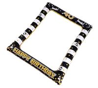 POPETPOP Cadre Photo Gonflable en PVC Léger et Écologique pour Anniversaire, Accessoire Photo pour Cosplay et Fête des Garçon et Filles