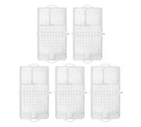 POPETPOP Cage Transparente Isolation en Plastique 5 Pièces Outil Apicole Pratique et Transport Facile pour Reine et Abeilles pour Apiculture en Extérieur